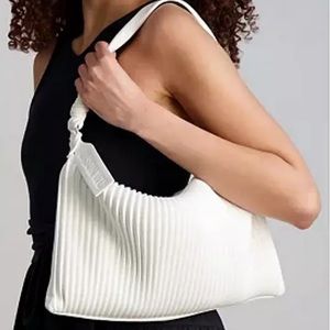 NWT JASON WU Luxury Corrie Large Quilted Shoulder Crossbody in Cloud White